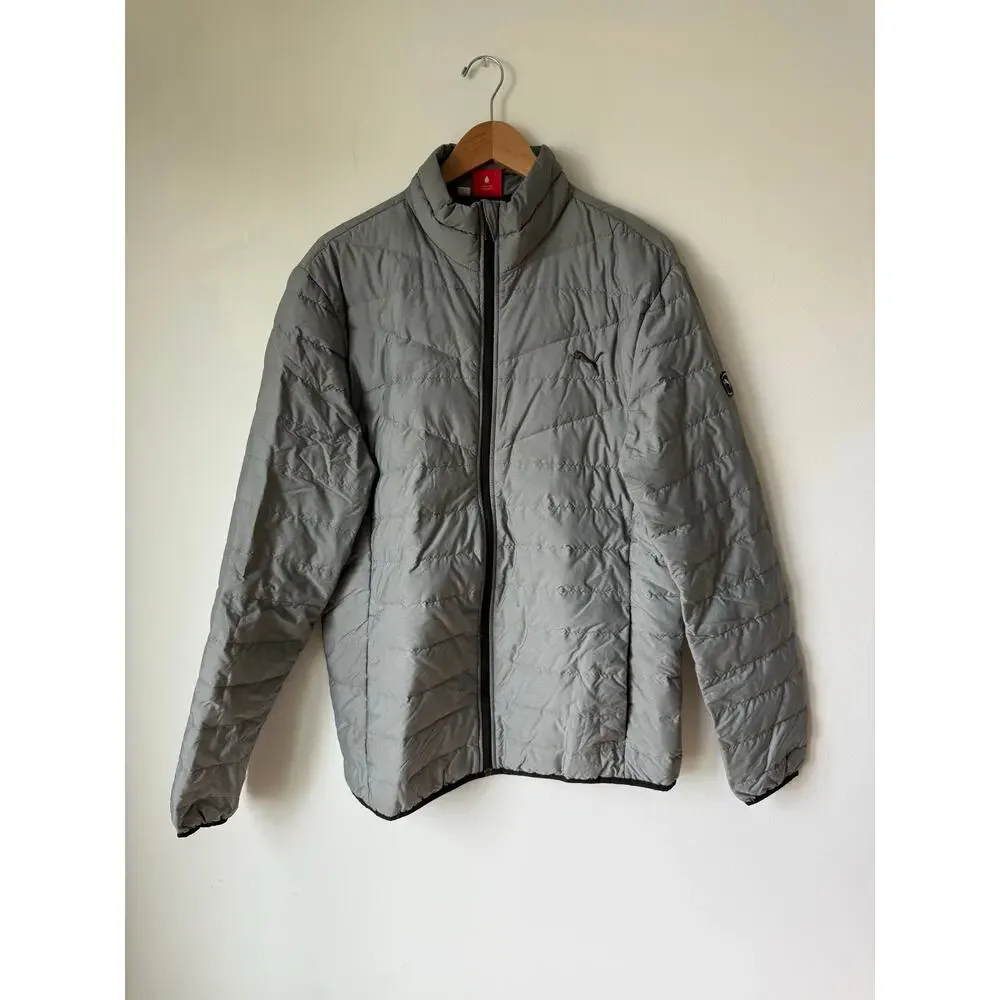 Men’s Puma Down Winter Puffer Coat Pack Down Pocket Travel Size L